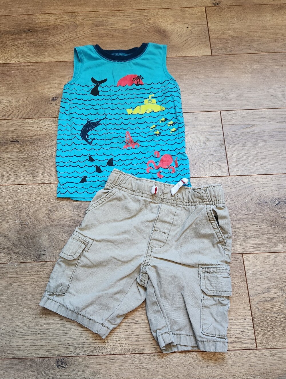3t Boys Tank Top And Shorts Outfit